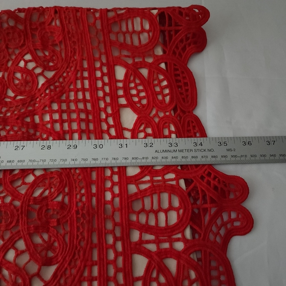 Boston Proper Lace Overlay Mini Dress - Picture 7 of 8